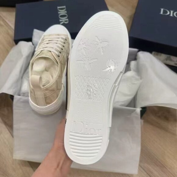 NIB Authentic Dior B23 Low 'CD Diamond - Natural' - Picture 4 of 4